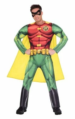 Generic Cosplay & Comic Con Men's Classic Robin Costume