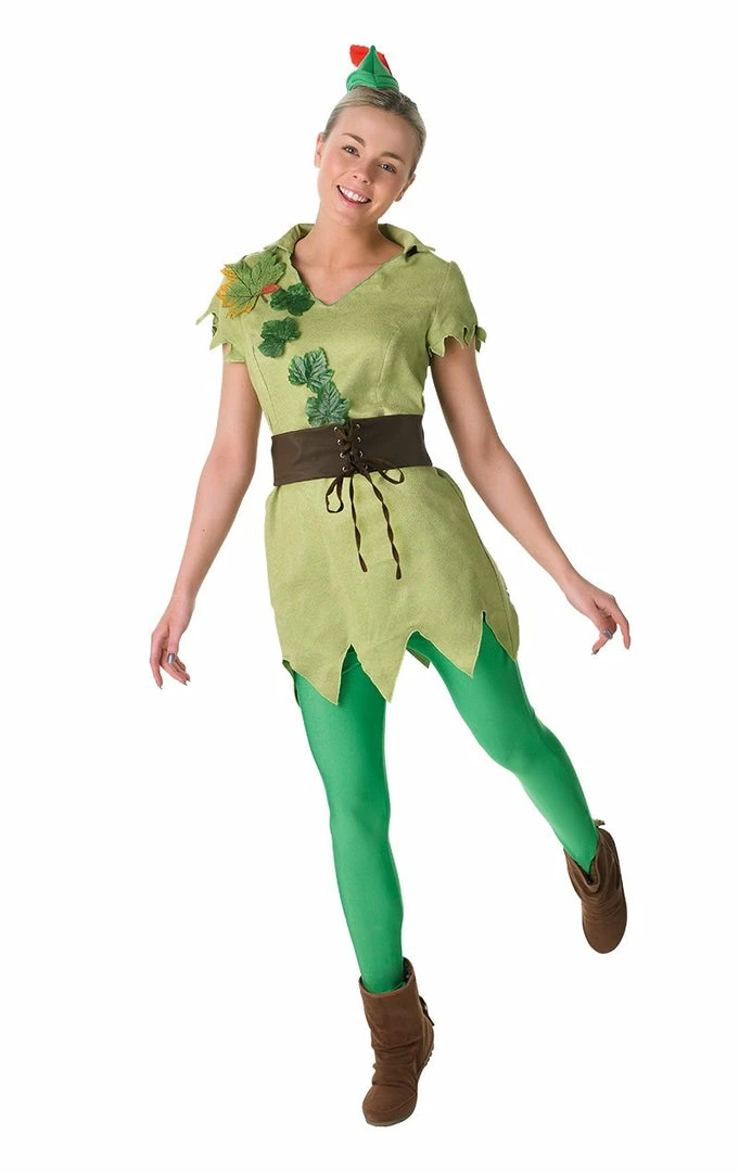 Brand new 😀 Rubies Book Characters 👩 Womens Miss Peter Pan Costume 🥰 1 Rubies Book Characters Womens Miss Peter Pan Costume