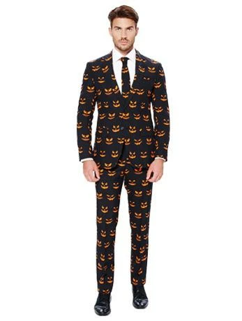 Buy 🎉 OppoSuits Mens Black-O-Jack Pumpkin Opposuit Suit 🌟 1 OppoSuits Mens Black-O-Jack Pumpkin Opposuit Suit