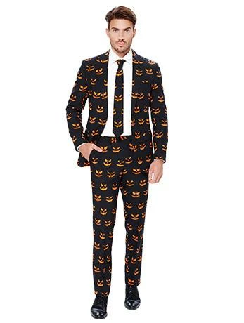 Buy 🎉 OppoSuits Mens Black-O-Jack Pumpkin Opposuit Suit 🌟 4 OppoSuits Mens Black-O-Jack Pumpkin Opposuit Suit