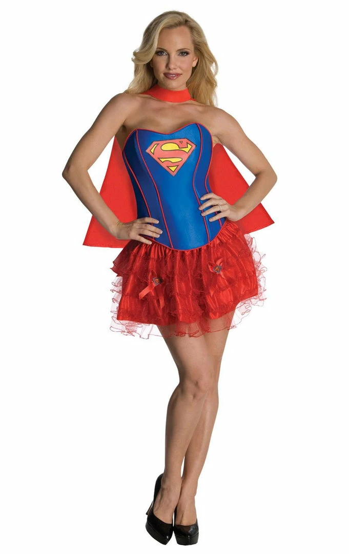 Cheap 😀 Rubies Book Characters Ladies Tutu Supergirl Costume 🎉 1 Rubies Book Characters Ladies Tutu Supergirl Costume