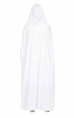 Generic Unisex White Hooded Cape Angels