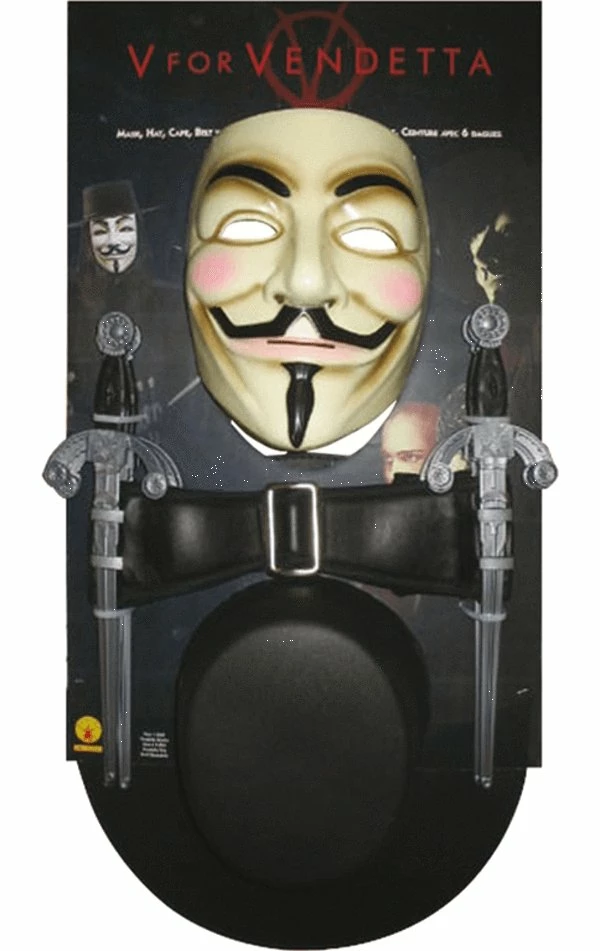 Outlet 🎁 Rubies V For Vendetta Full Kit Costume 🎁 1 Rubies V For Vendetta Full Kit Costume