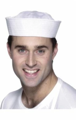 Bristol Novelty Pride White Sailor Hat