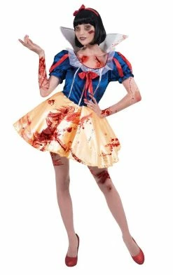 Generic Womens Dark Snow White Halloween Costume
